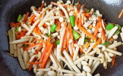 猪肝海鲜菇的做法大全