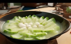 冬瓜水汆丸子的家常做法，冬瓜水汆丸子的家常做法视频