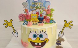 海绵宝宝款式蛋糕图片