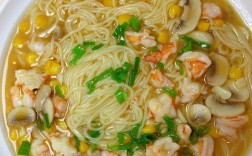 海鲜青菜面的做法大全