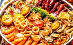 海鲜大拼盘造型图片，怎么拼才好看？