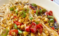 凉拌金针菇做法多，哪种最家常？