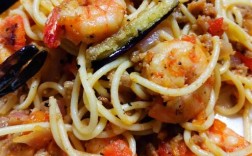 海鲜意大利炒面做法视频