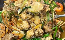 虾蟹煲海鲜鸡煲怎么做？