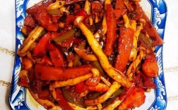 海鲜菇炒腊肉，怎么做更入味？