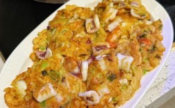 鱿鱼海鲜饼怎么做？图解步骤详解