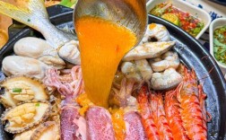 海鲜锅底涮酸菜，味道如何？