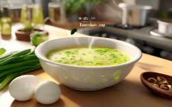 如何简单制作营养美味的鸡蛋蒜苗汤？