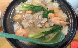 重庆特色面 海鲜馄饨