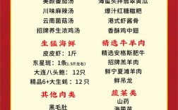 海鲜火锅食材菜单有哪些窍门？