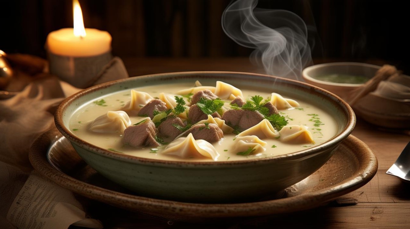酸汤羊肉馄饨怎么做才能暖胃又美味？-图2