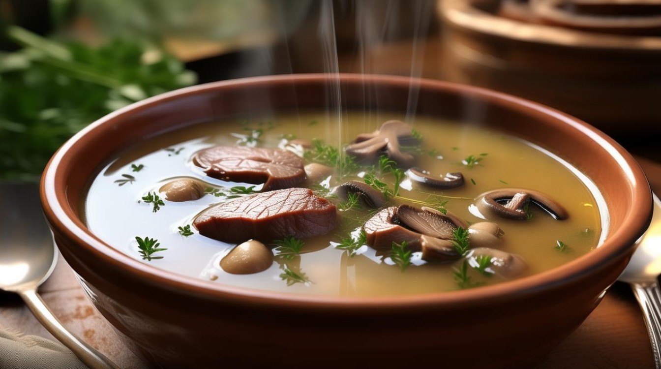 如何做出鲜嫩可口的里脊蘑菇汤？-图4