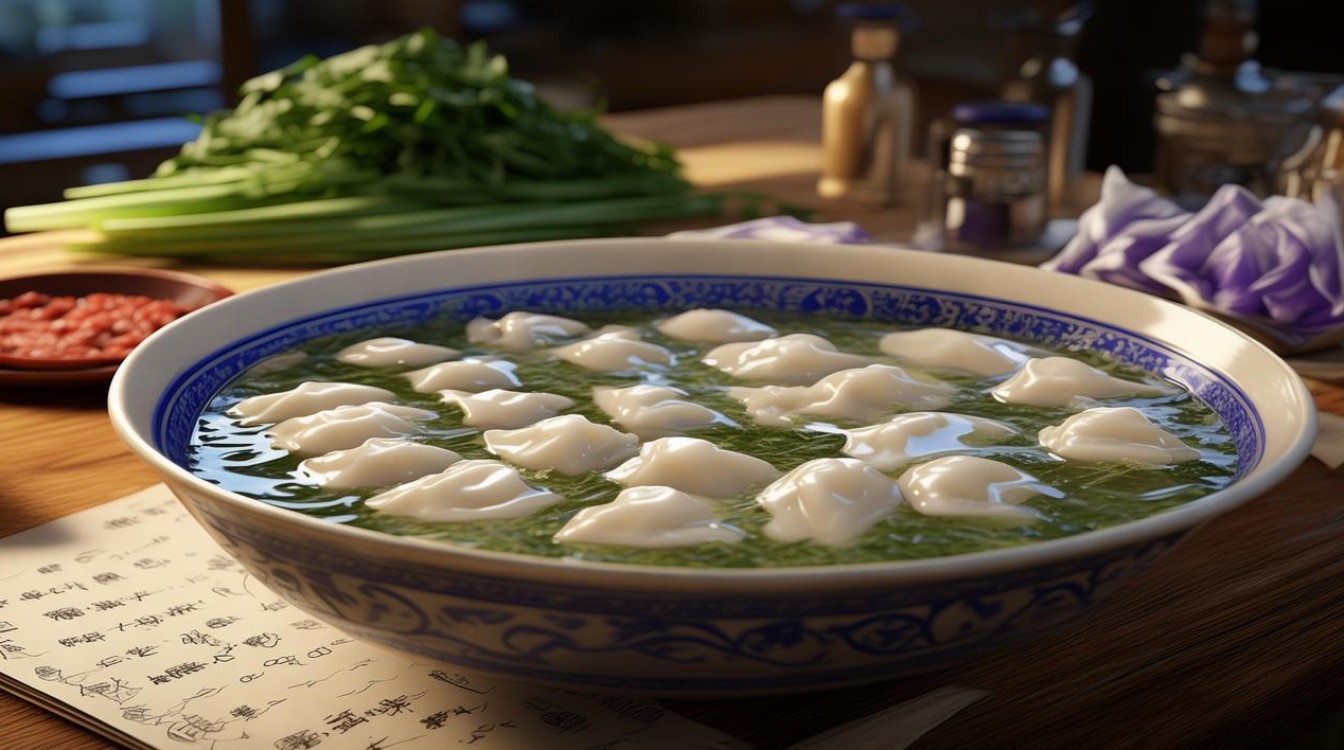 如何制作美味的紫菜饺子汤？简单步骤分享！-图2