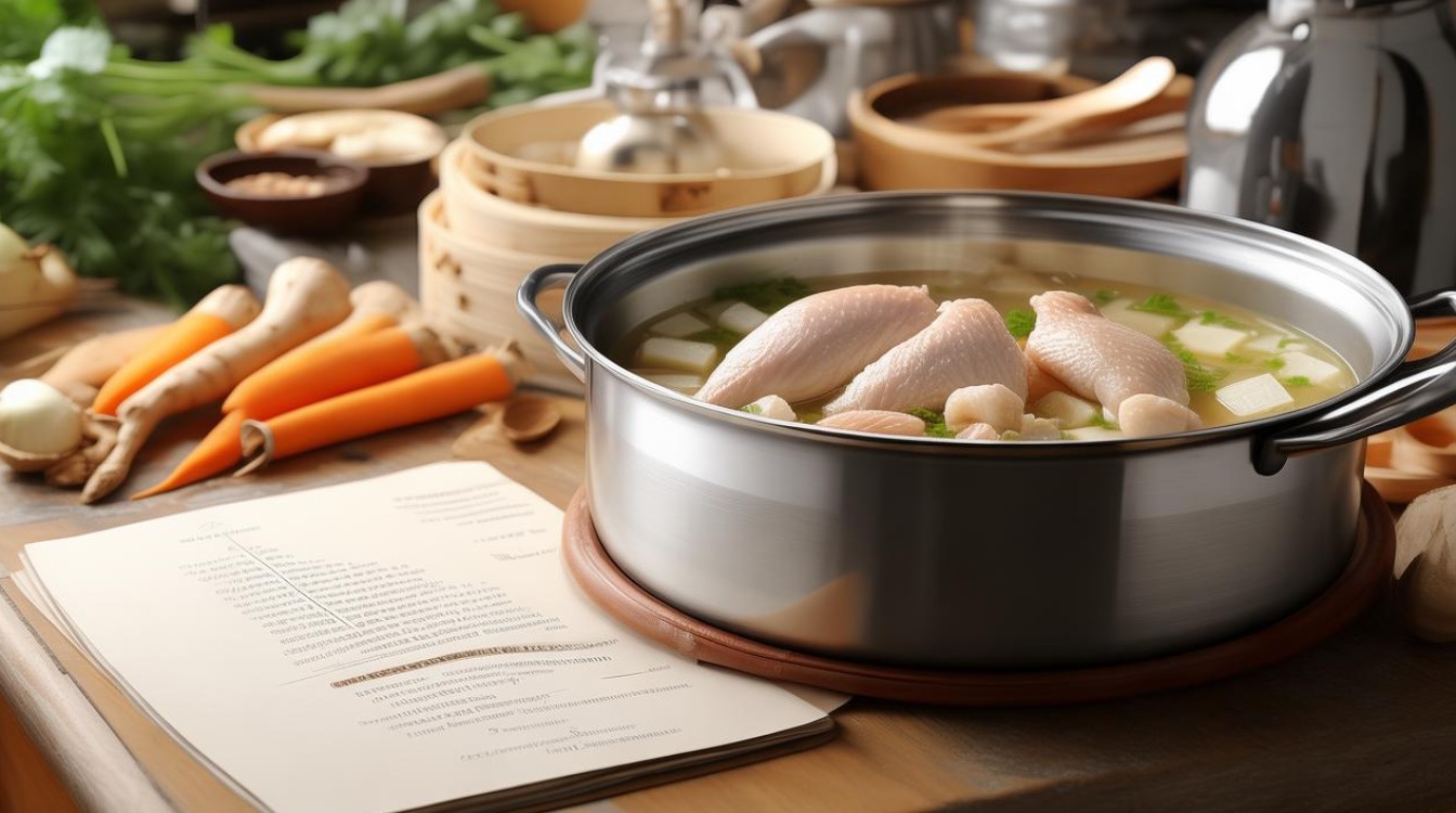 人参鸡腿汤怎么做？简单滋补的家常做法-图3