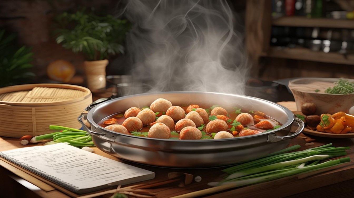 家常肉丸子火锅怎么做？简单步骤一学就会！-图2