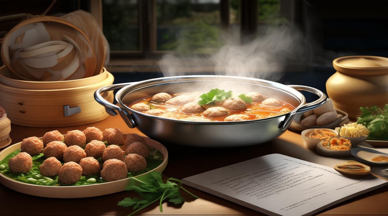 家常肉丸子火锅怎么做？简单步骤一学就会！-图3