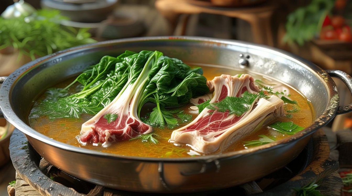 如何制作营养美味的青菜牛骨头汤？-图2