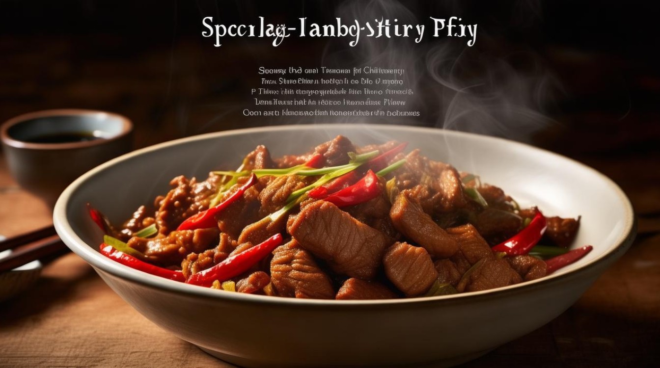 如何在家轻松做出美味的辣椒炒羊肉？-图1