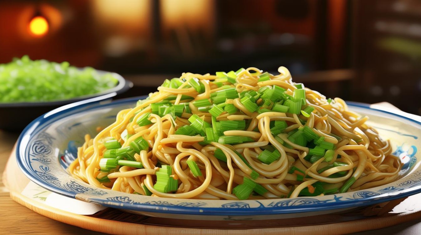 家常芹菜炒面怎么做？清爽营养的快手菜教程-图1