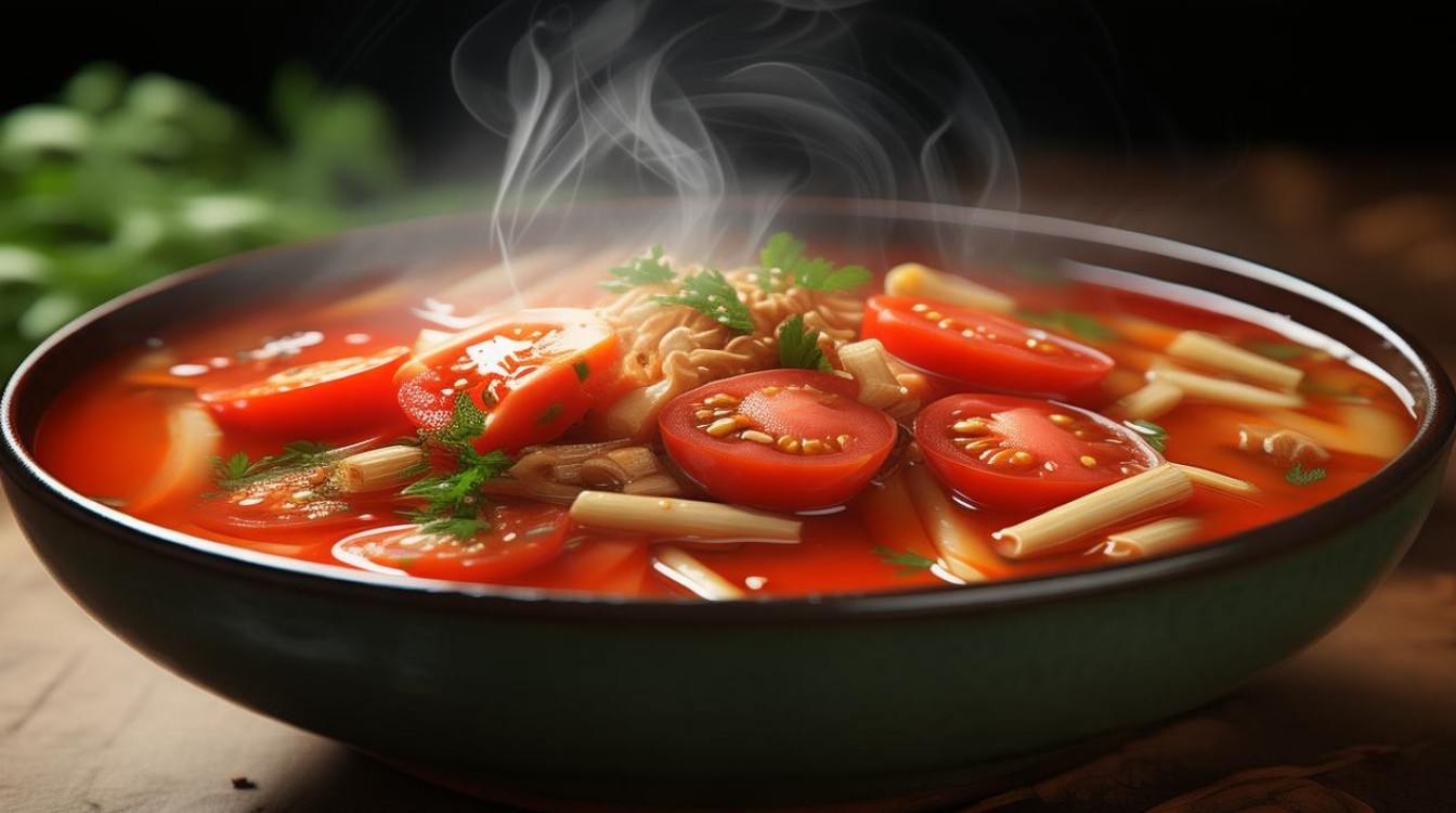 如何制作美味的番茄笋干汤？简单步骤分享！-图3