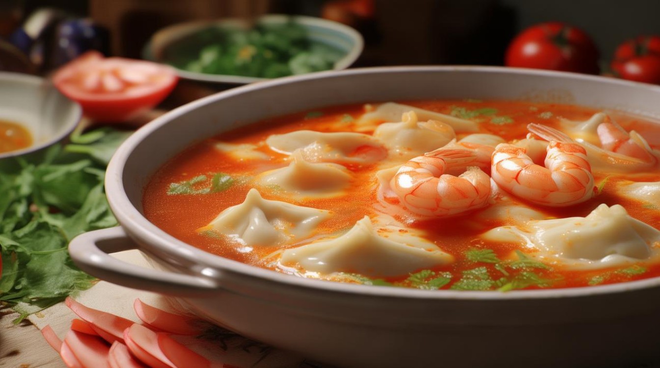如何制作美味的西红柿虾饺汤？简单步骤分享！-图3