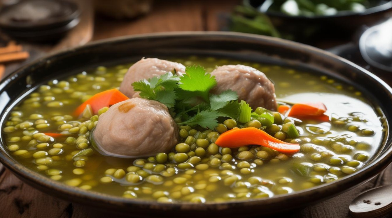 毛豆肉圆汤怎么做？简单家常做法分享！-图1