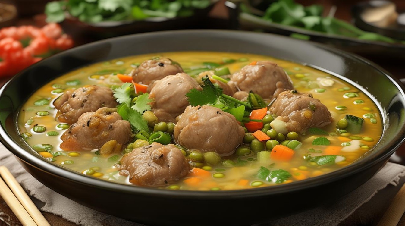 毛豆肉圆汤怎么做？简单家常做法分享！-图3