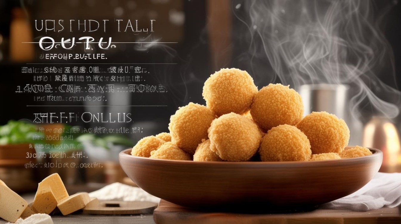 如何在家轻松做出美味的炸豆腐丸子？-图1