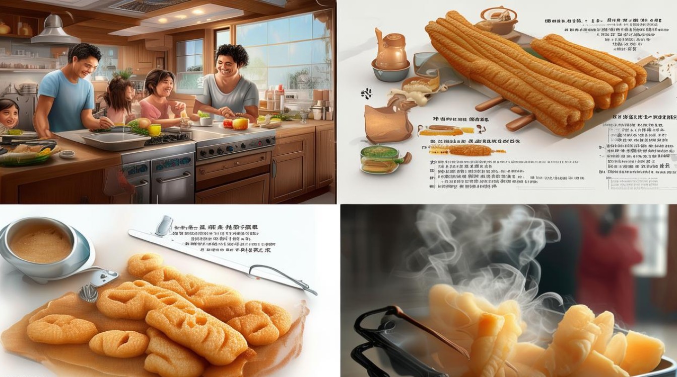 家常油条的做法大全，如何在家轻松制作酥脆油条？-图4