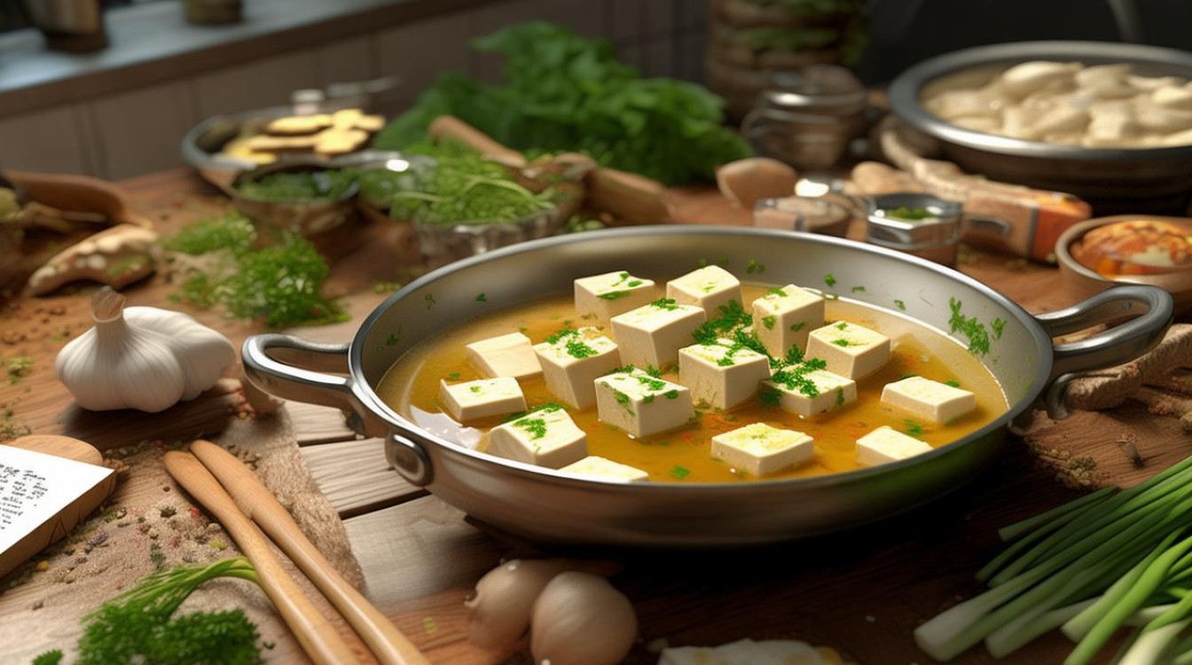 如何在家轻松炖出嫩滑可口的豆腐？-图1