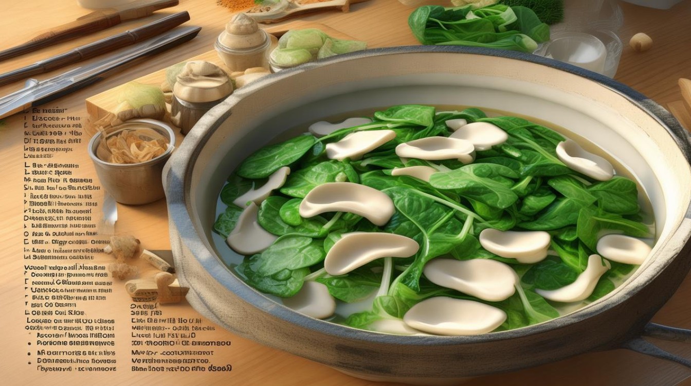 菠菜银耳汤的做法，菠菜银耳汤的做法大全-图1