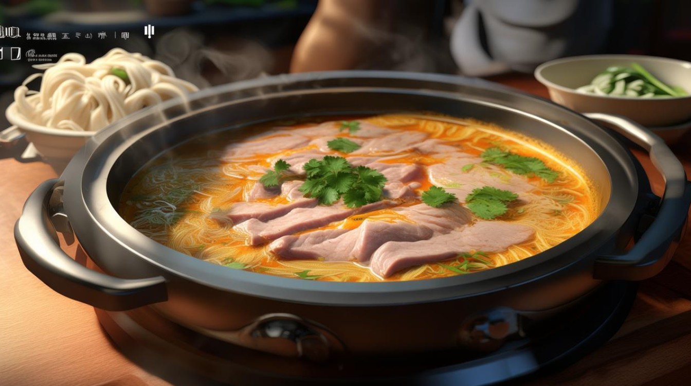 广东瘦肉米粉汤的做法，广东瘦肉汤米粉的做法视频-图1