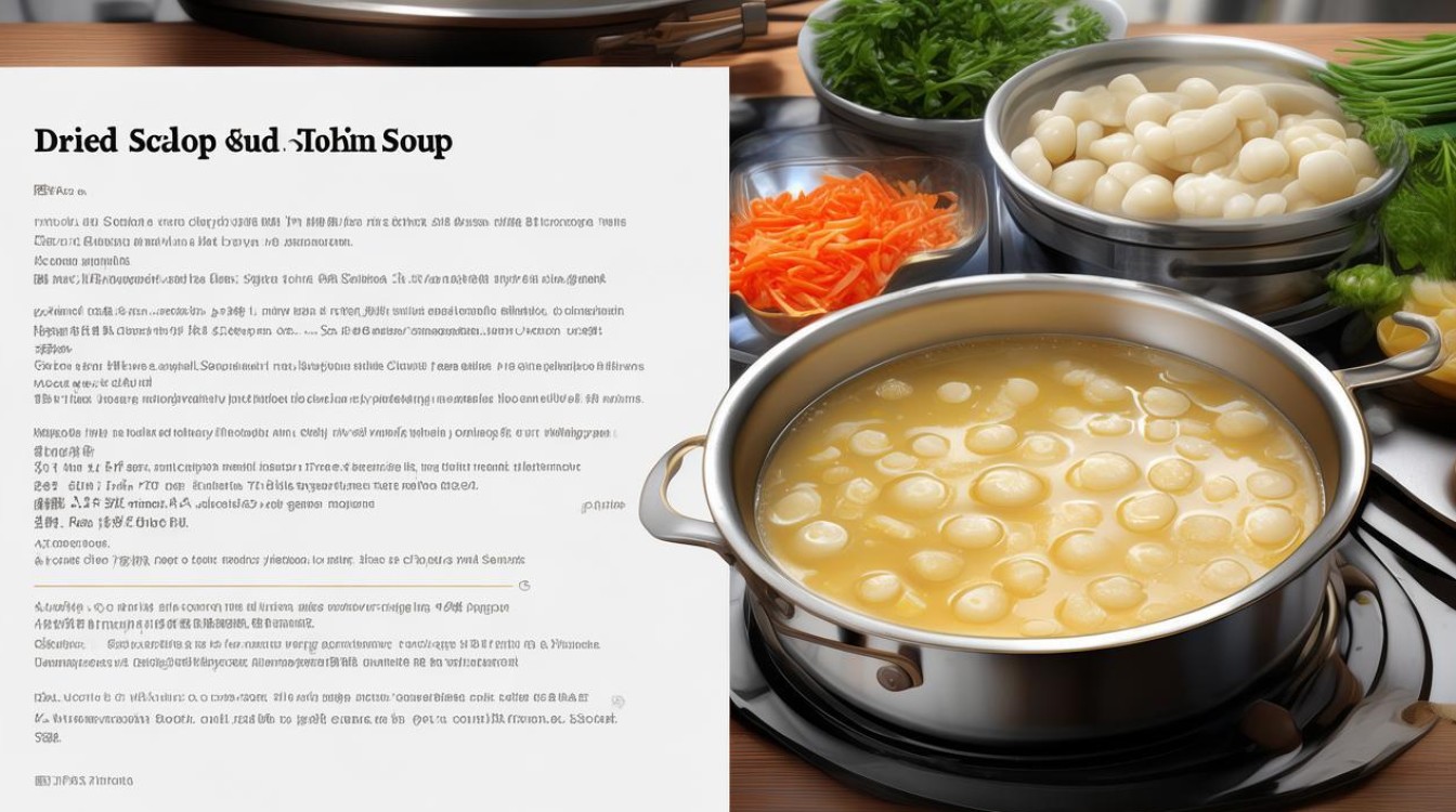 干贝腐竹汤的做法，干贝腐竹汤的做法大全-图1
