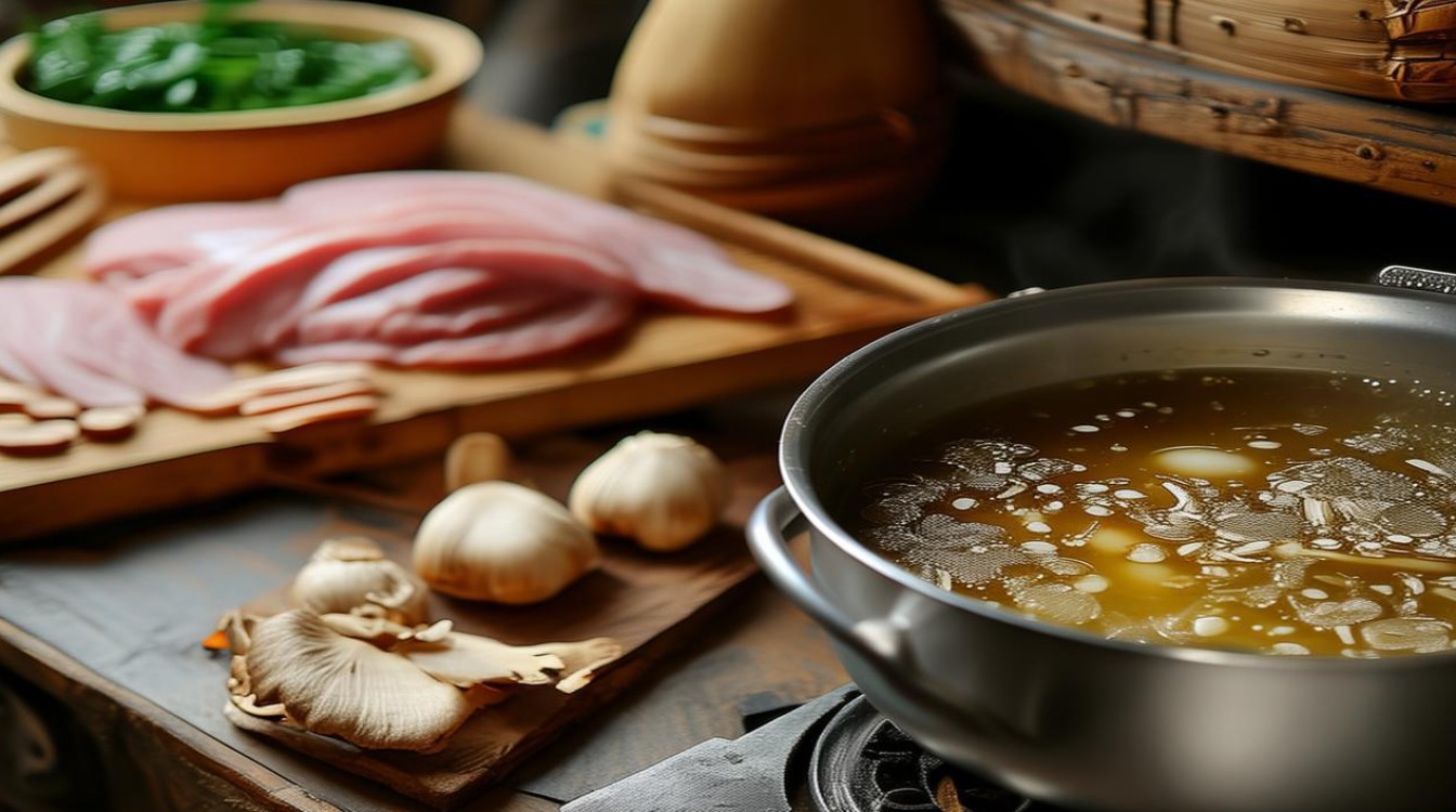 茶树菇肉片汤的做法，茶树菇肉片汤的做法窍门-图1