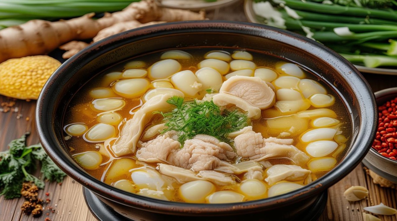 莲子肉饼汤的做法，莲子肉饼汤的做法大全-图1