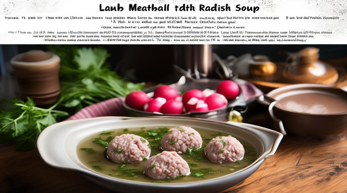 羊肉丸子萝卜汤的做法，羊肉丸子萝卜汤的做法 最正宗的做法-图1