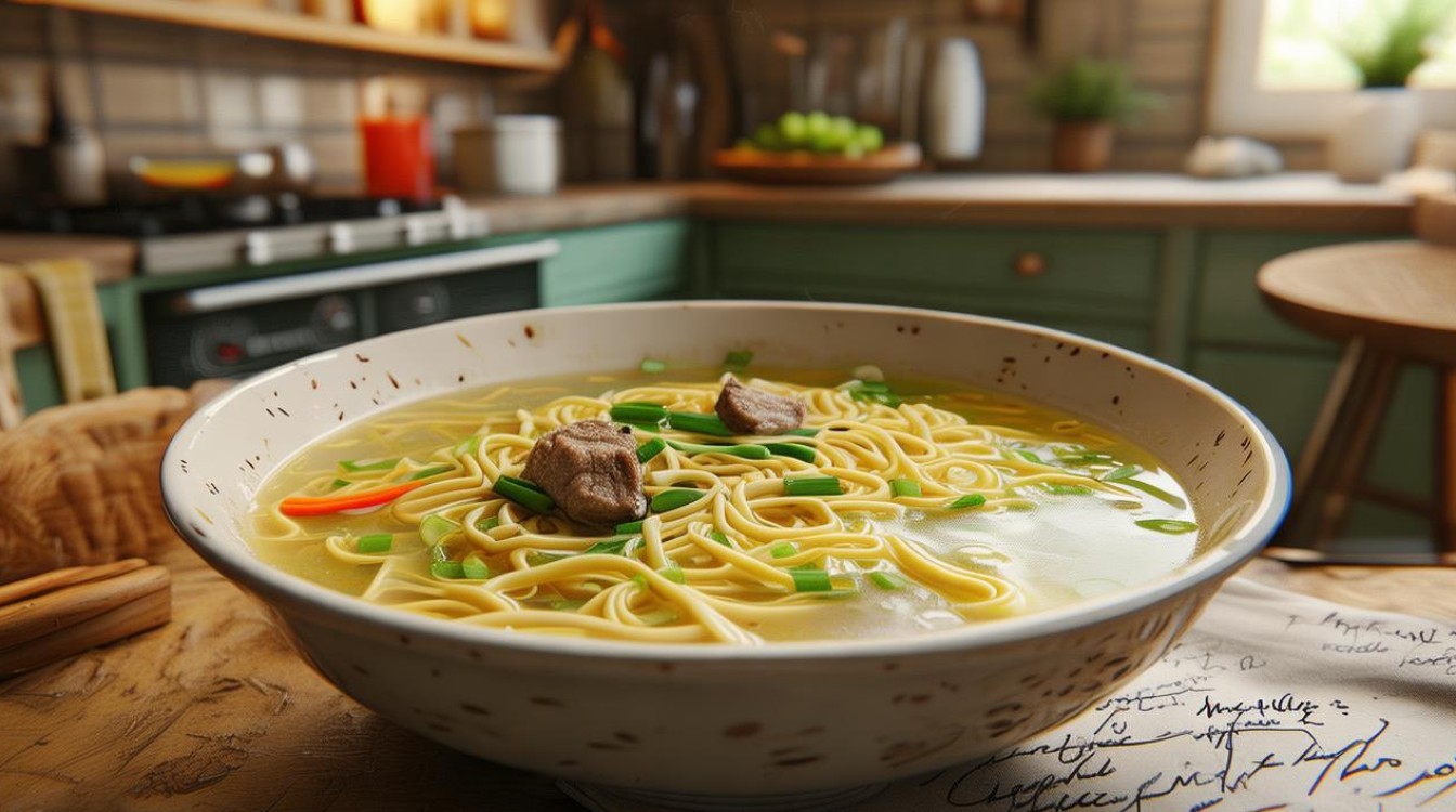 面汤的家常做法，鸡蛋面汤的家常做法-图1