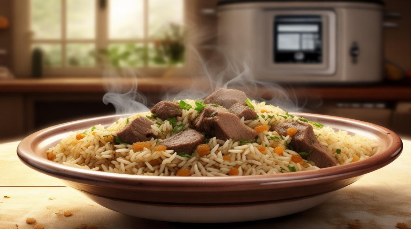 羊肉抓饭的家常做法，羊肉抓饭的家常做法电饭煲-图1