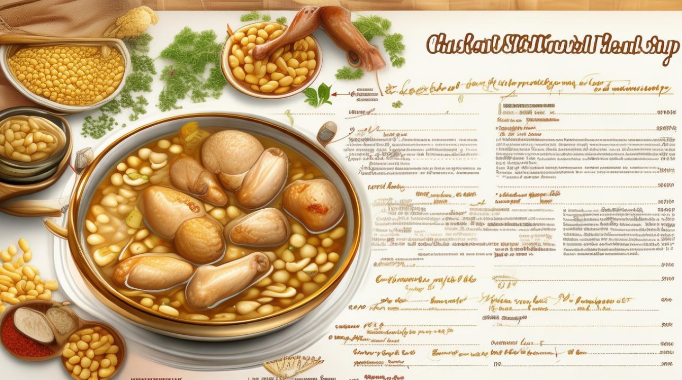 鸡腿黄豆汤的做法，鸡腿黄豆汤的做法大全-图1