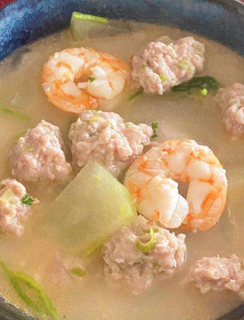 冬瓜海鲜丸子汤家常做法怎么做？-图1