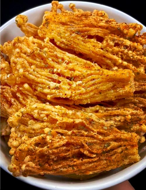 炸金针菇的做法大全家常做法-图1