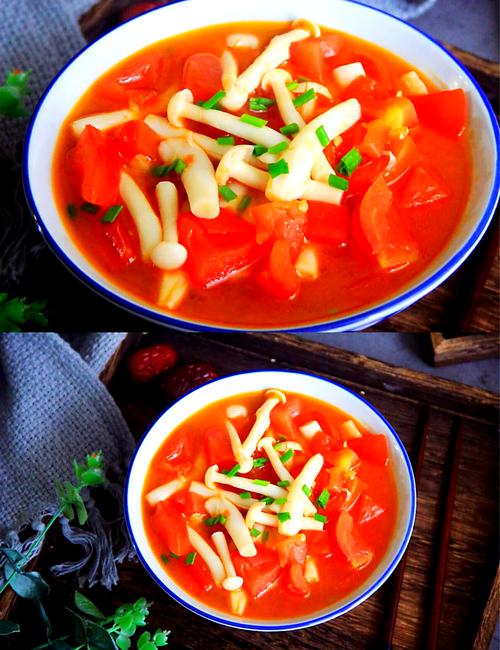 瘦肉西红柿海鲜菇汤功效有哪些?-图1 瘦肉西红柿海鲜菇汤功效有哪些?-图1