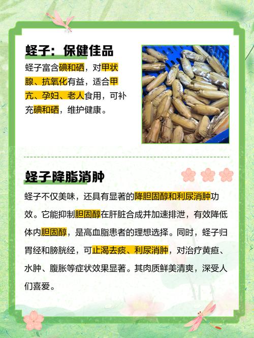 海鲜干蛏子有哪些具体好处与作用？-图2