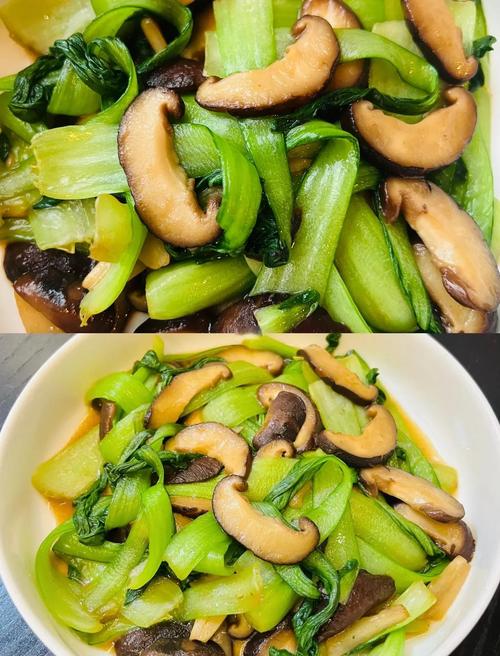 青菜炒香菇家常做法有哪些？-图3