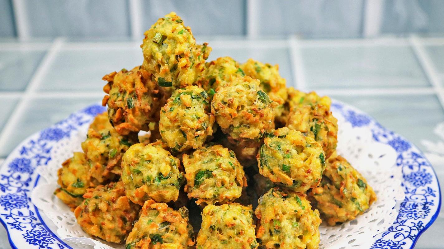 油炸素丸子怎样做外酥里嫩不吸油?-图2 油炸素丸子怎样做外酥里嫩不吸油?-图2