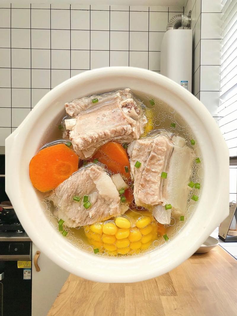 排骨玉米汤的做法大全家常-图3