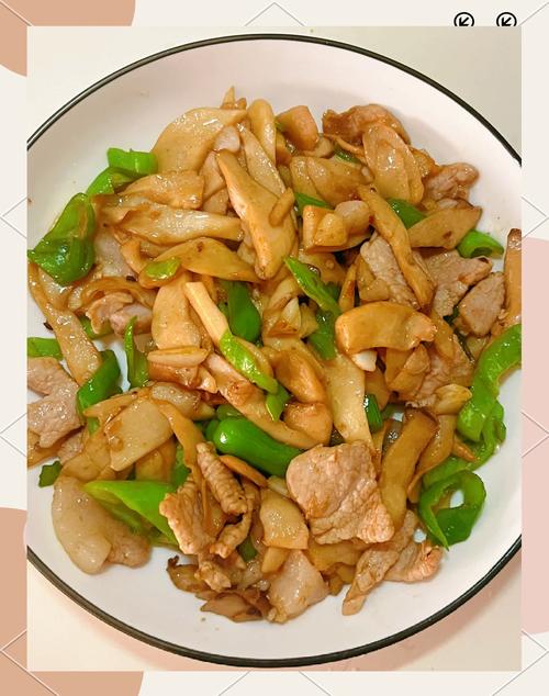 杏鲍菇炒肉的做法大全家常-图3