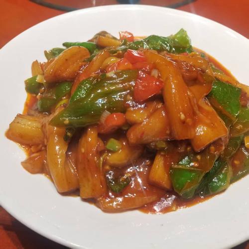 虎皮辣子烧茄子的家常做法-图1 虎皮辣子烧茄子的家常做法-图1