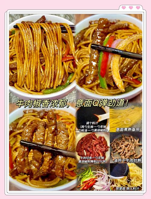 海鲜黑椒意大利面做法-图3