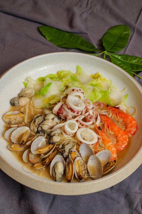 普通海鲜面的做法大全-图1